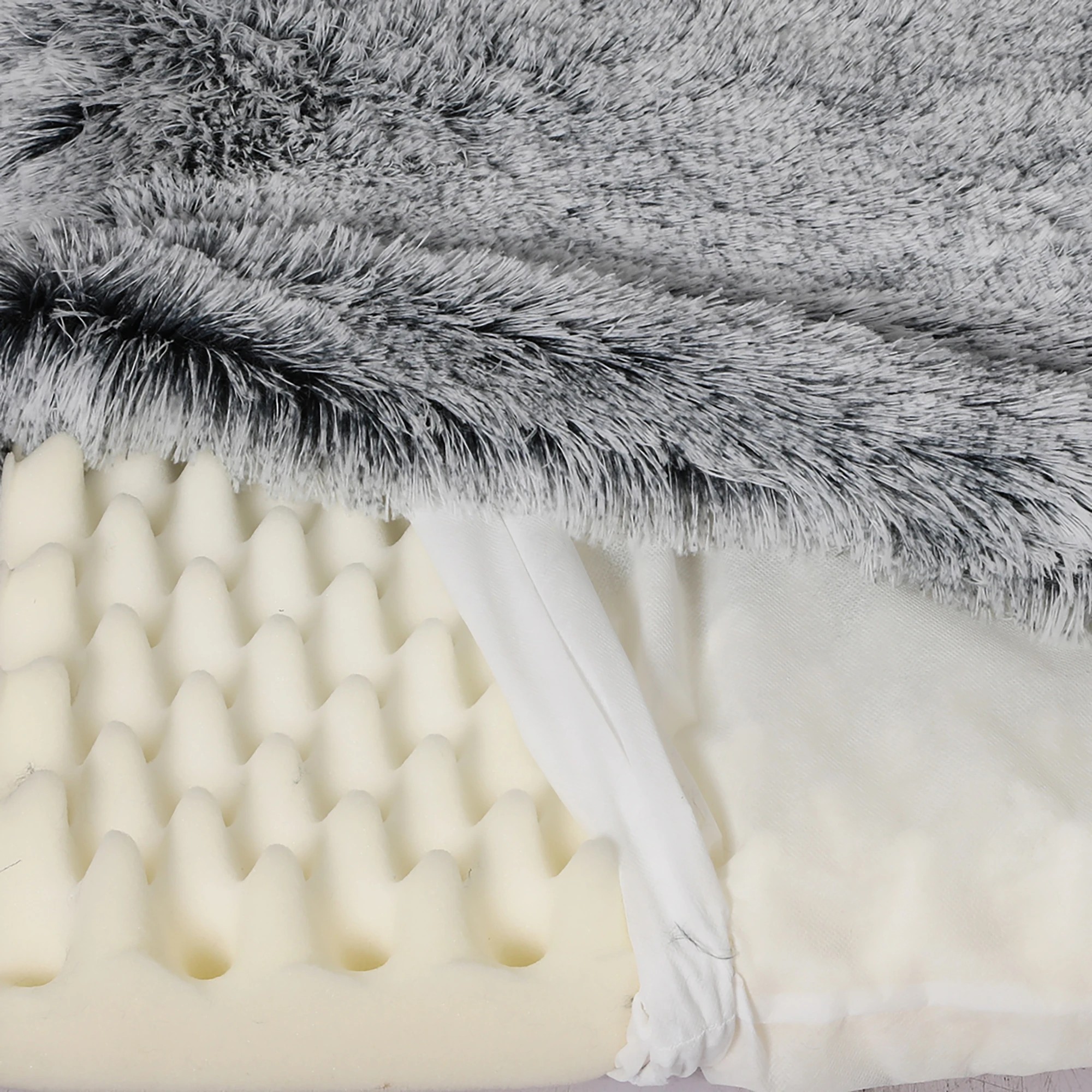 4 Pawz Memory Foam Pet Cushion Small Charcoal, 4 of 7