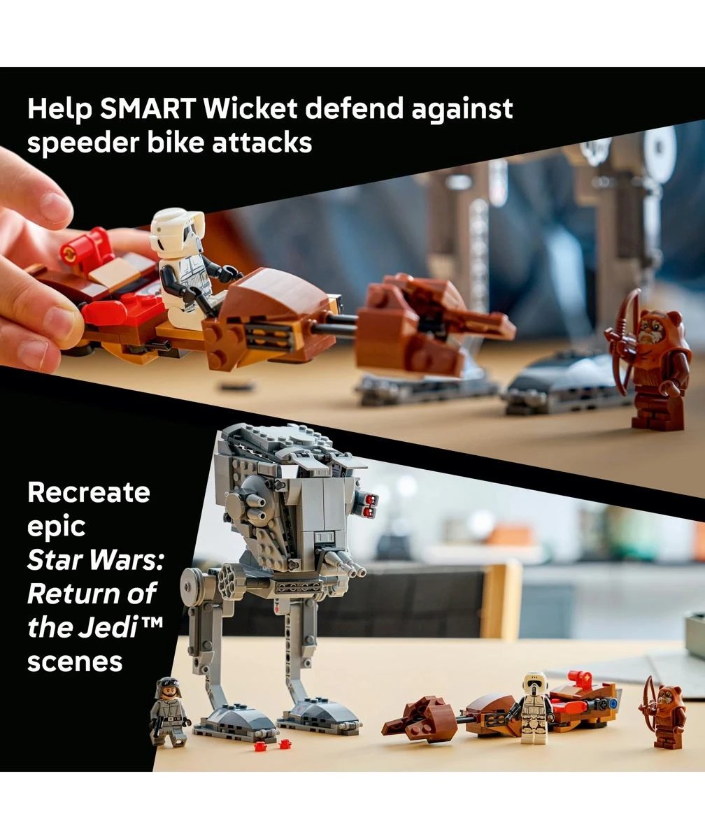 4 LEGO Star Wars SMART Play: AT-ST Attack on Endor 75424, 4 of 10