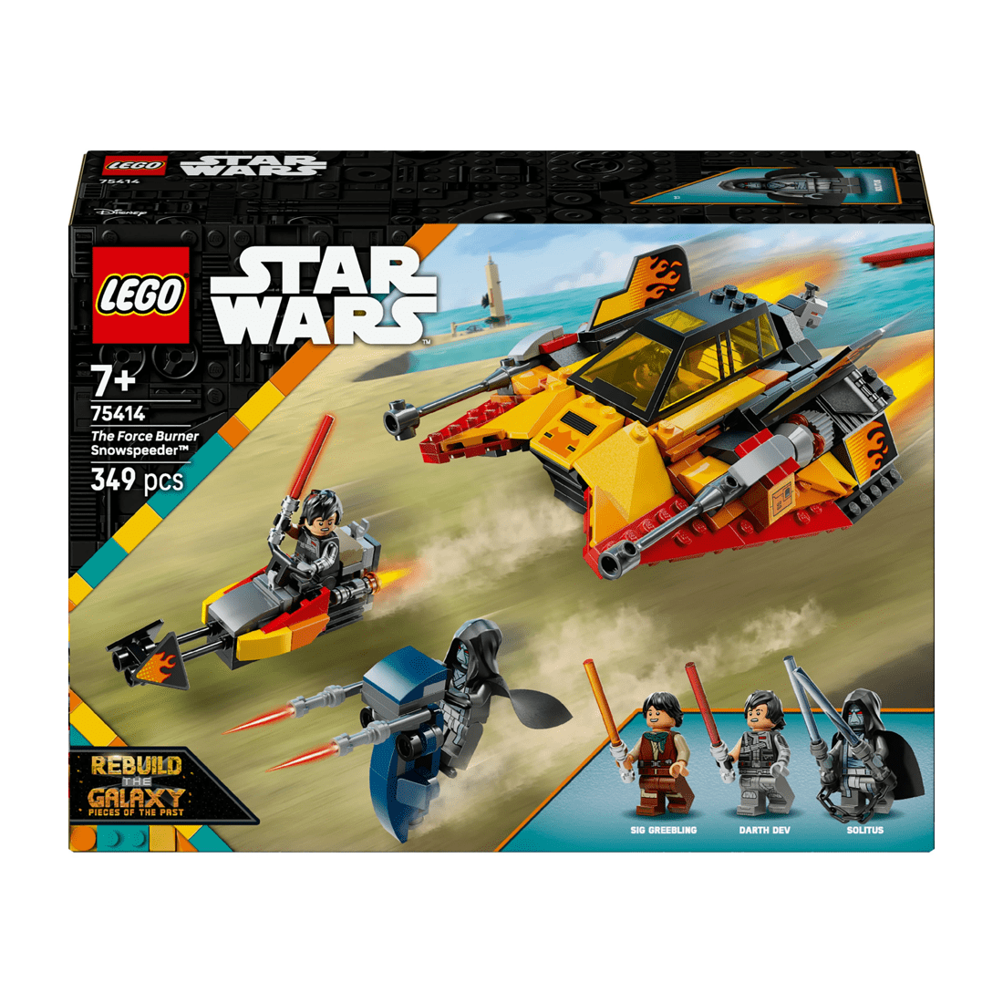 1 LEGO Star Wars The Force Burner Snowspeeder 75414, 1 of 10