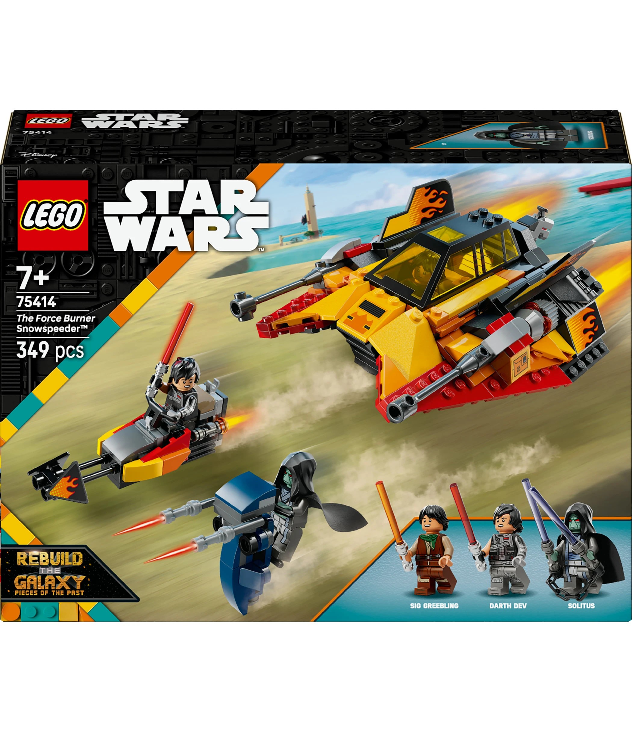 1 LEGO Star Wars The Force Burner Snowspeeder 75414, 1 of 10