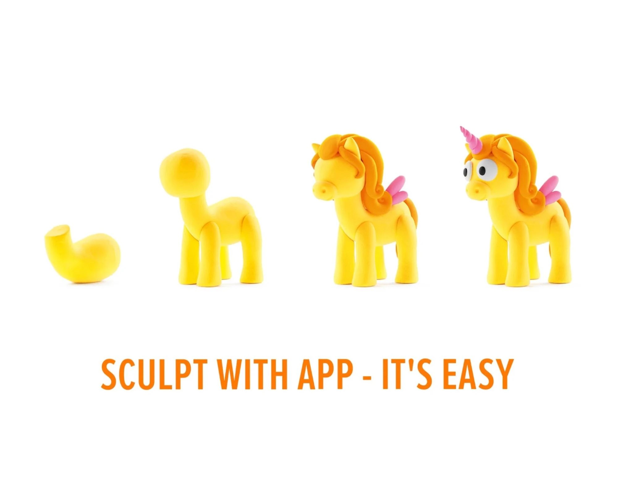 5 HEY CLAY Rainbow Unicorns - Multi, 5 of 9