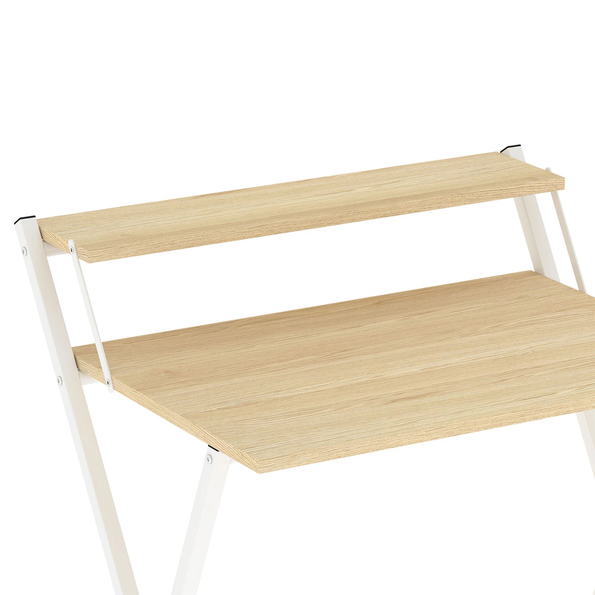 5 Levede Foldable Computer Desk - Natural, 5 of 9