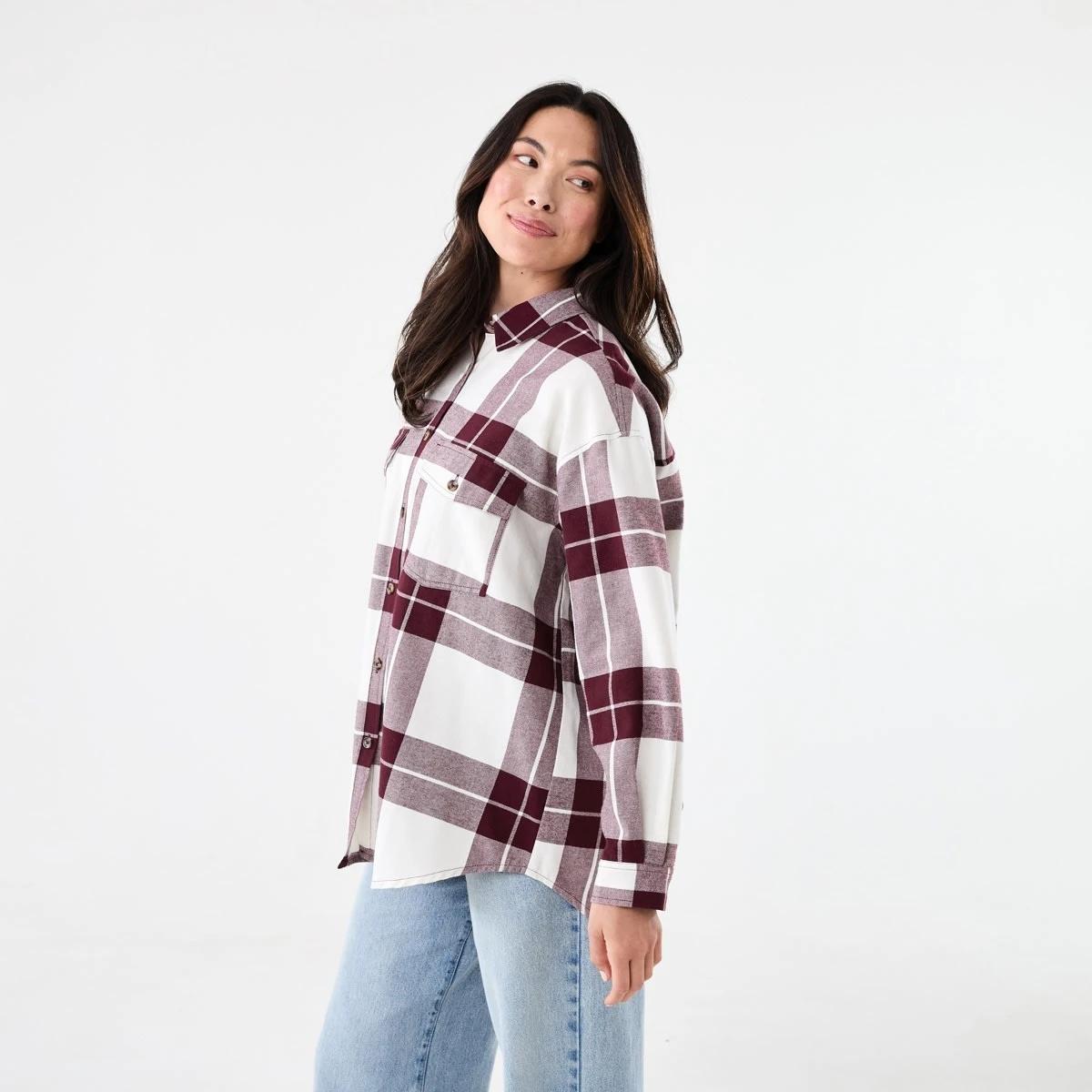 2 Long Sleeve Brushed Check Shirt Abi Check, 2 of 7