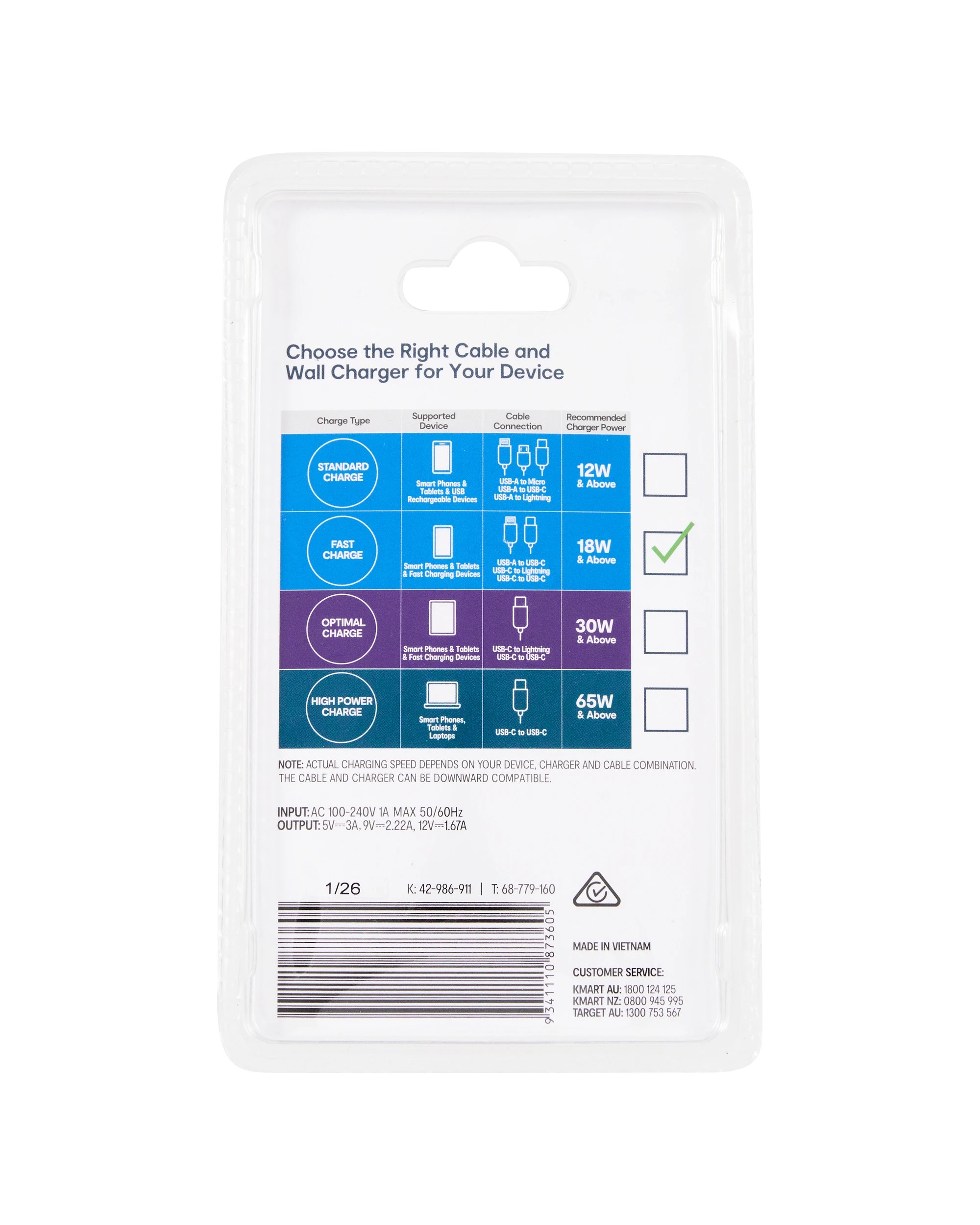 6 20W Wall Charger USB-C Fast Charging - White, 6 of 6