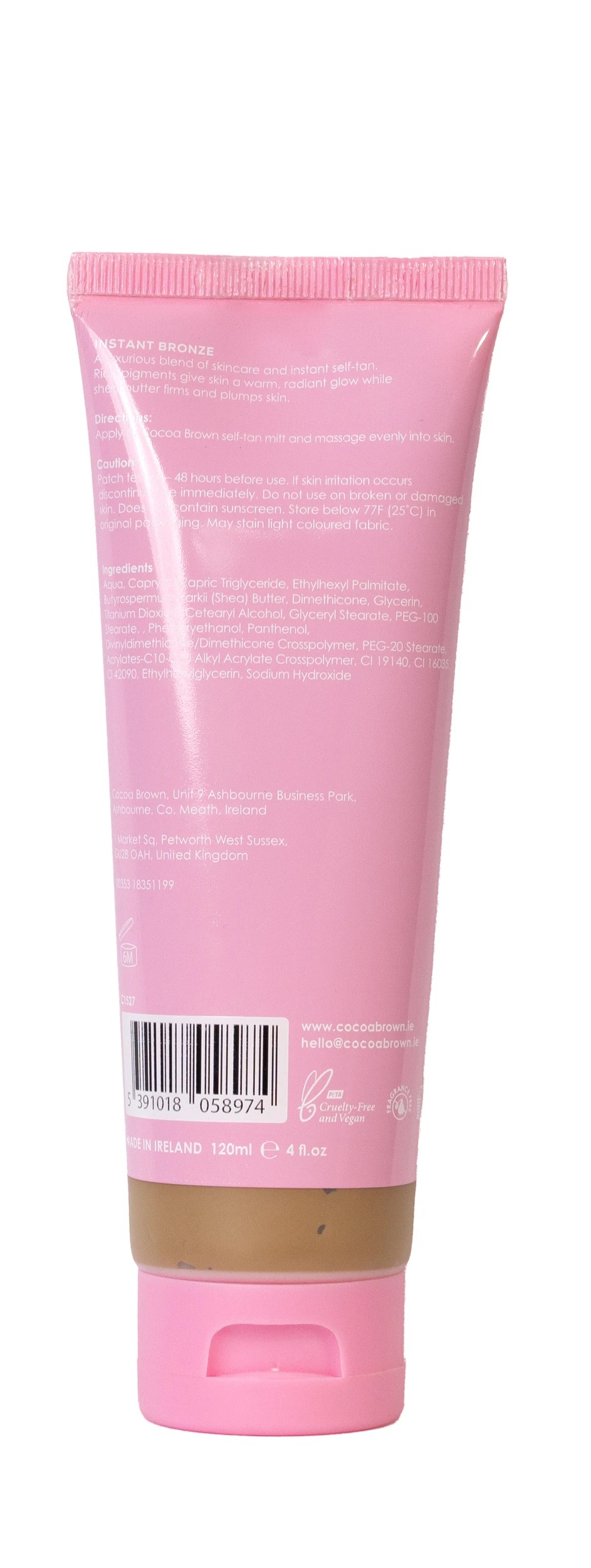 2 Cocoa Brown By Marissa Carter Instant Bronze Wash Off Self Tan 120ml - Medium, 2 of 3