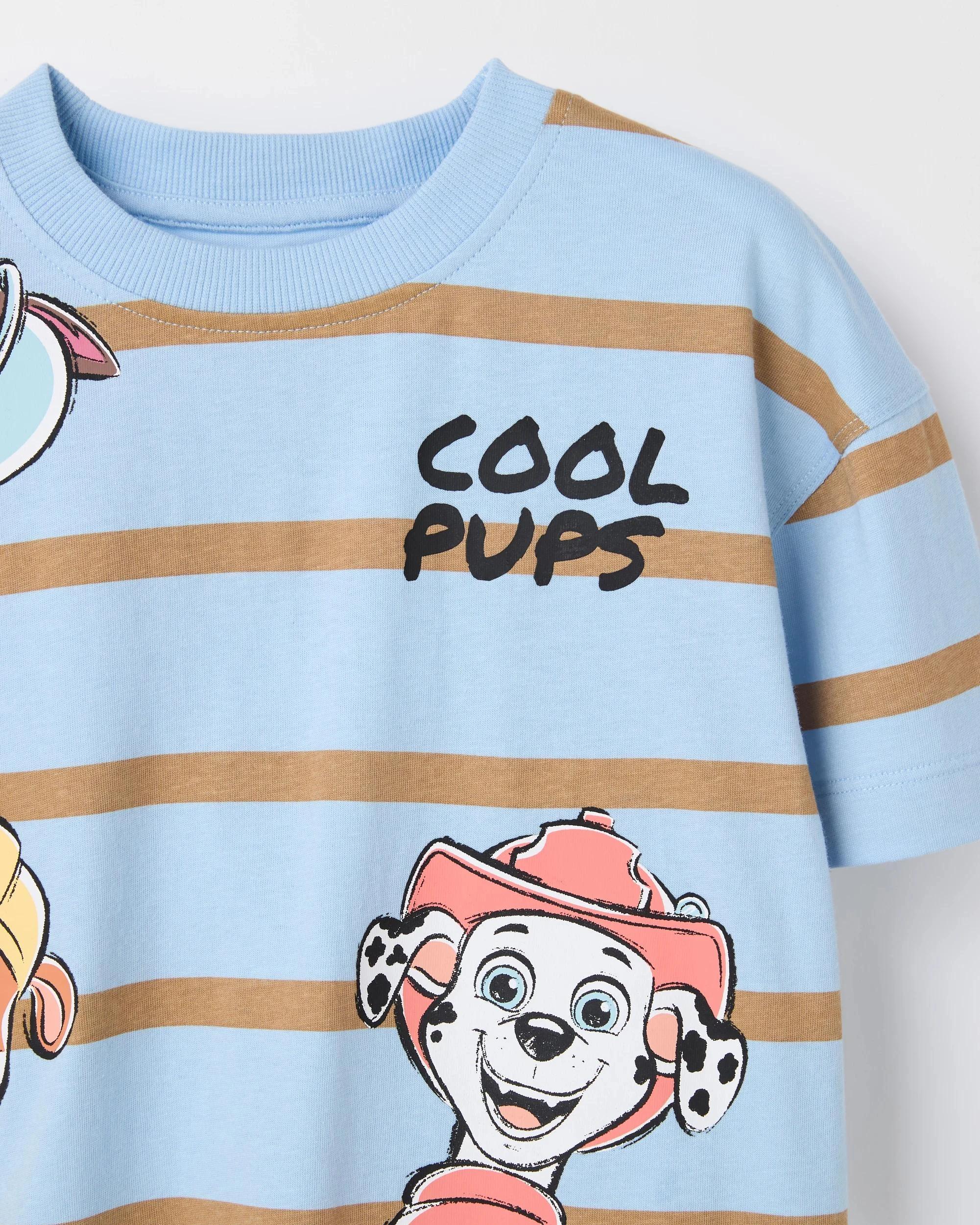 2 Paw Patrol PAW Patrol Australian Cotton T-Shirt BLUE, 2 of 2