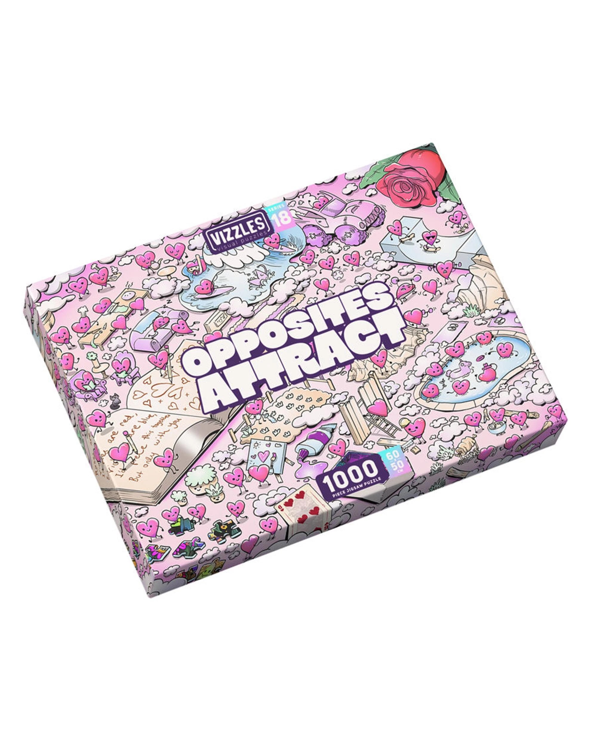 1 Vizzles Opposites Attract 1000 Piece Jigsaw Puzzle, 1 of 3