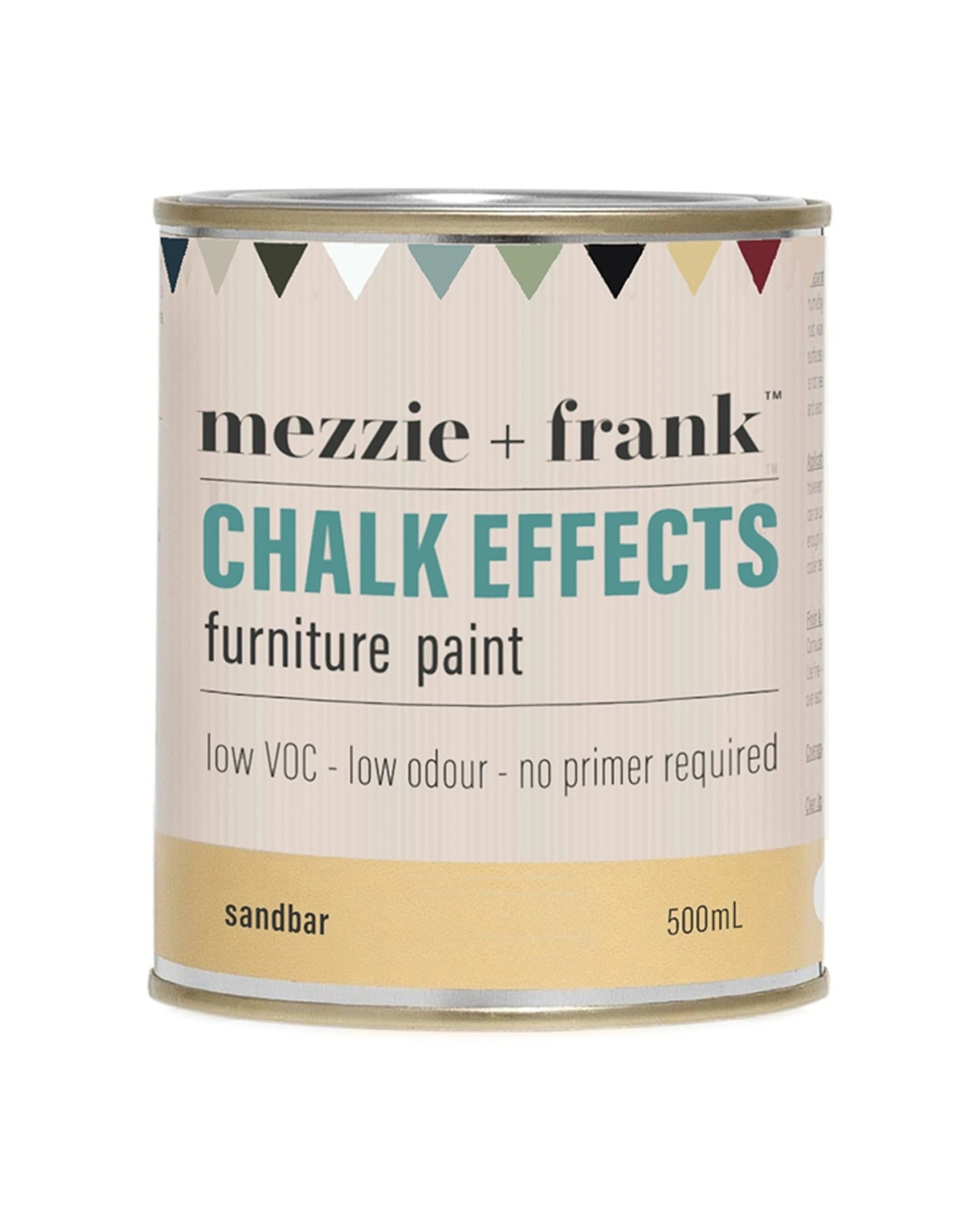 1 Mezzie+Frank Chalk Effect 0.5L Interior Water Based Furniture Paint Sandbar - Beige, 1 of 5