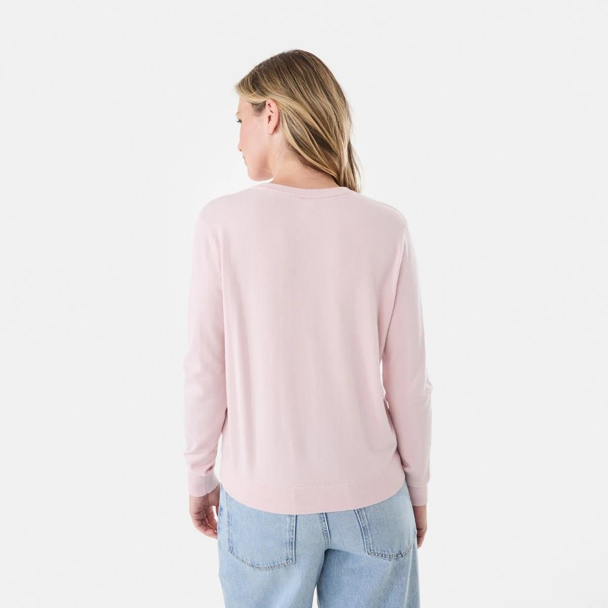 3 Lightweight Crew Neck Cardigan SOFT BLOSSOM, 3 of 6
