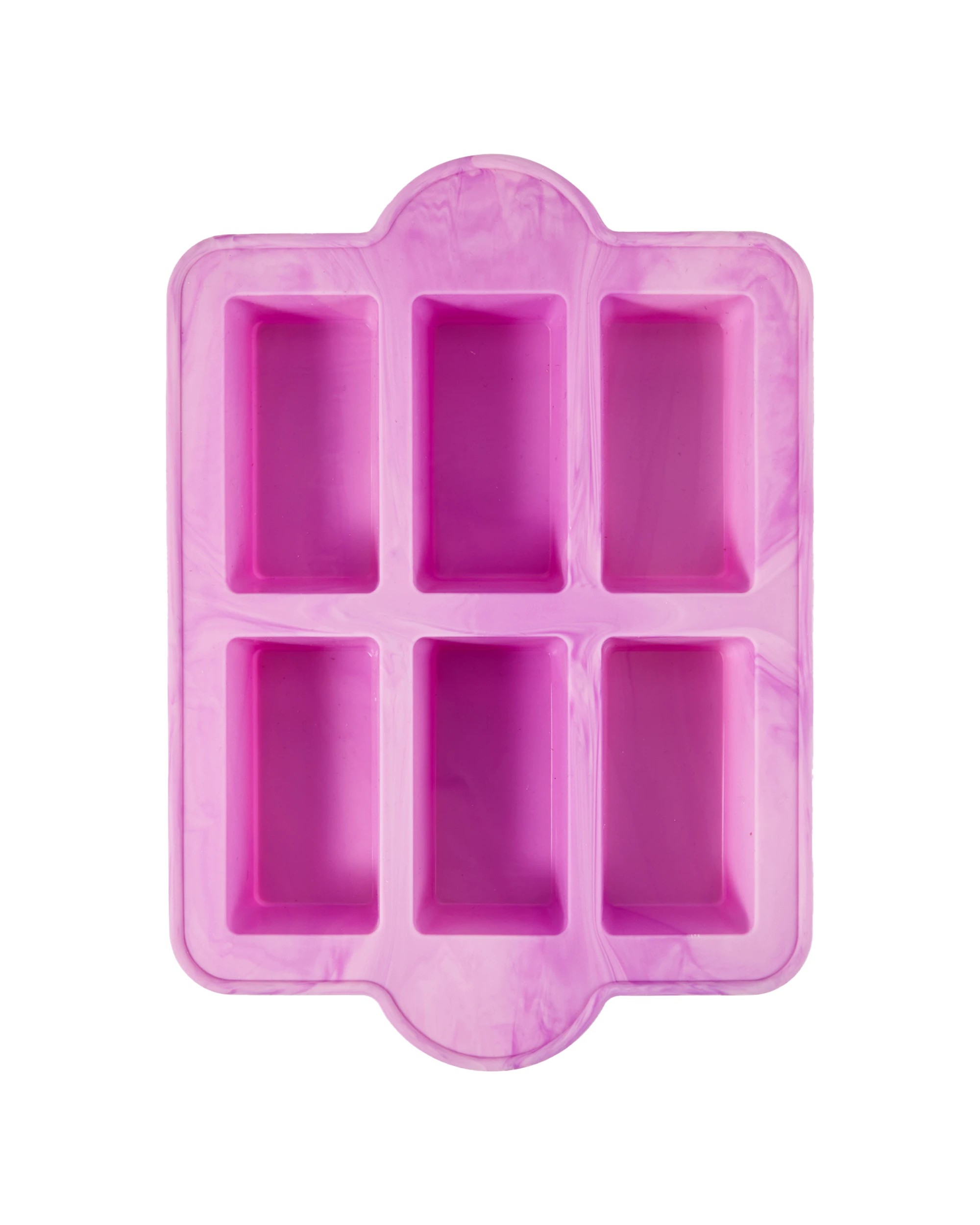 3 6 Cup Silicone Mini Loaf Pan - Purple, 3 of 5