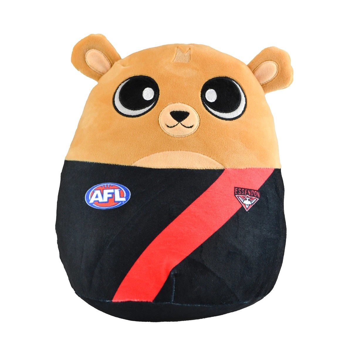 1 AFL Squidglys Essendon Plush Toy, 1 of 2