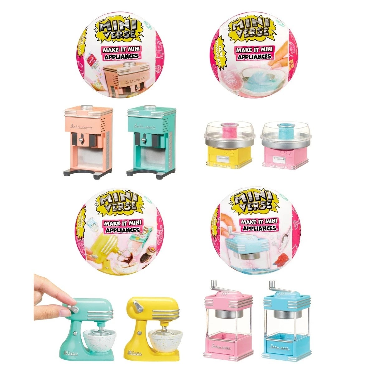7 MGA's Miniverse - Make It Mini Appliances - Assorted, 7 of 7
