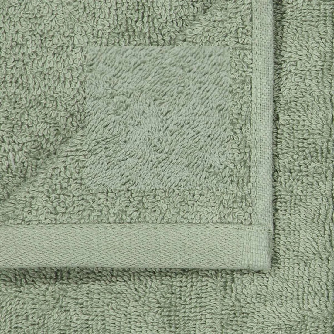 2 Edan Cotton Face Washer - Moss, 2 of 6