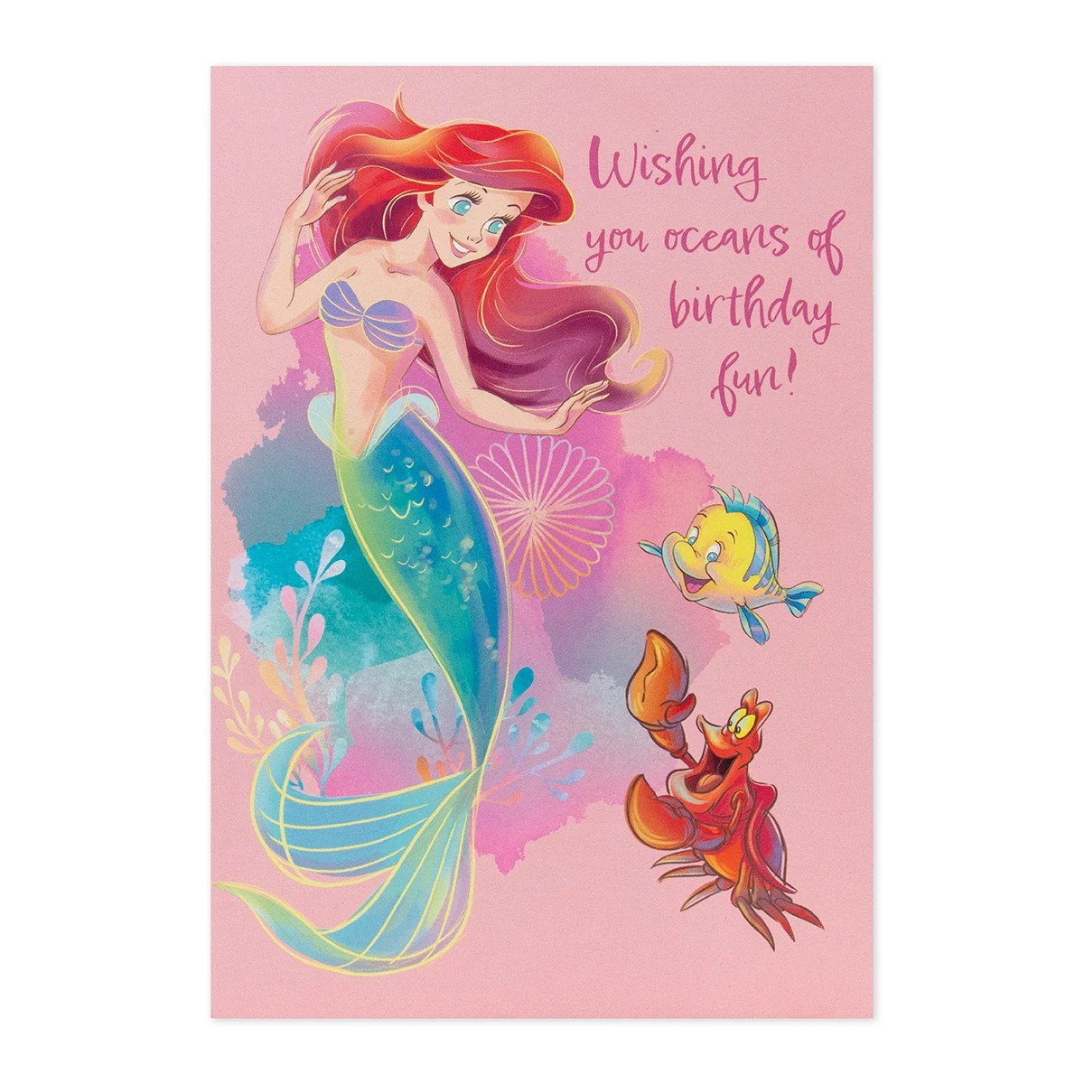 3 Hallmark Disney Princess Interactive Sound Card - Wishing You Oceans of Birthday Fun!, 3 of 4