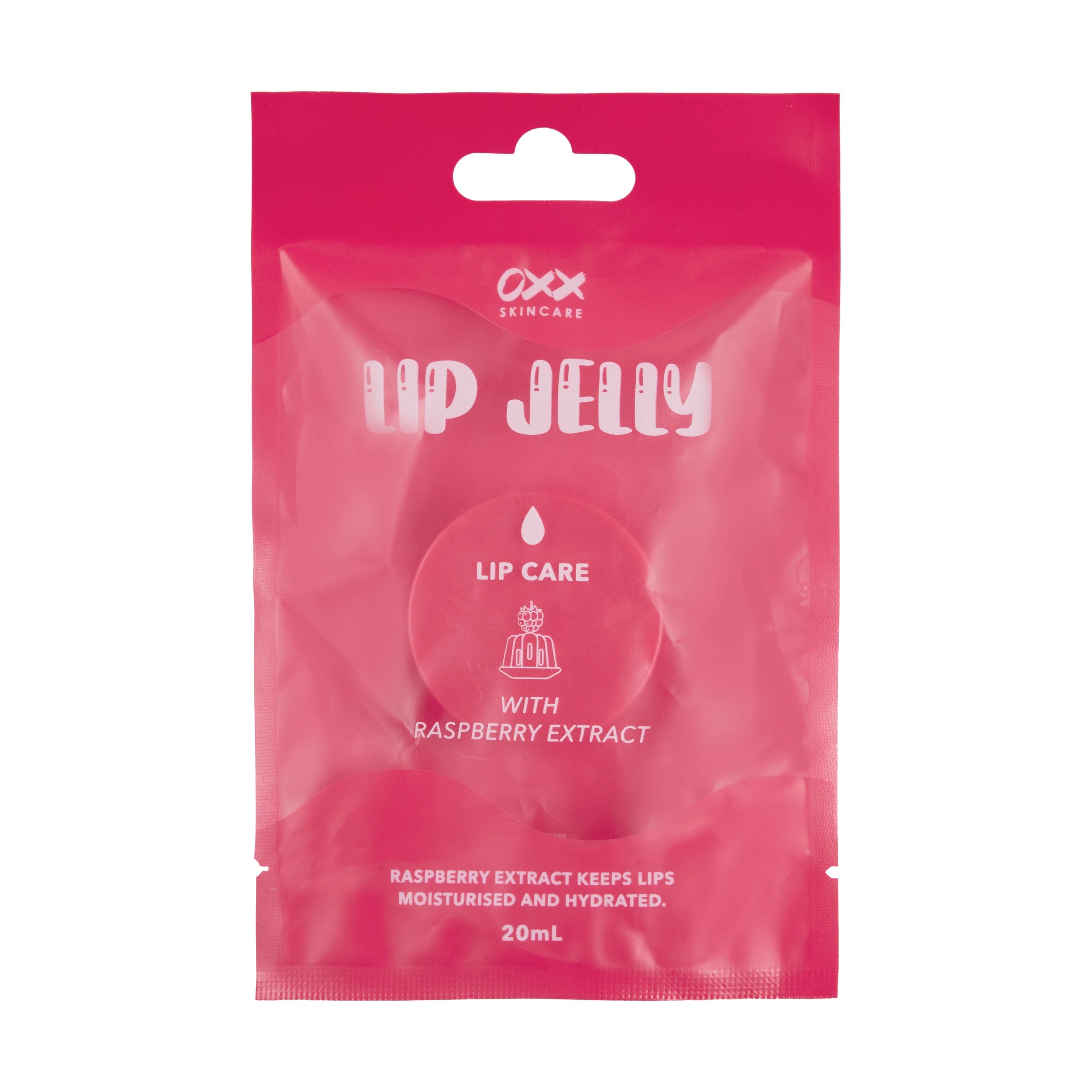 1 OXX Skincare Lip Care Lip Jelly 20ml - Raspberry Extract, 1 of 3