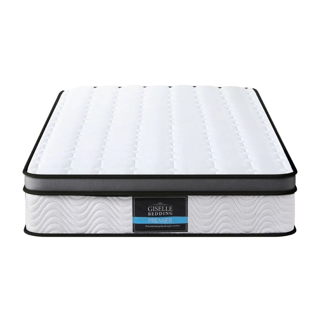 1 Giselle Mattress Cool Gel Foam 25cm King Single - White, 1 of 7