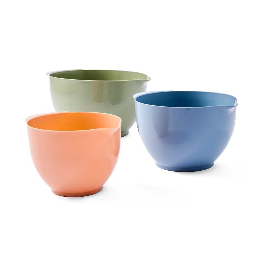 2 Set of 3 Plastic Mixing Bowls, 2 of 10