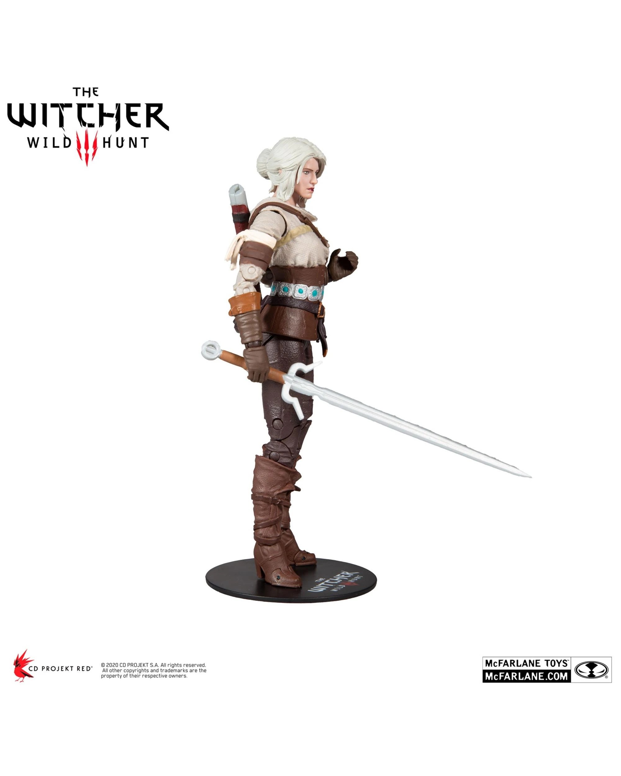 5 McFarlane Toys The Witcher 3 Wild Hunt Ciri Cirilla Fiona Elen Riannon 7 inch Action Figure, 5 of 8