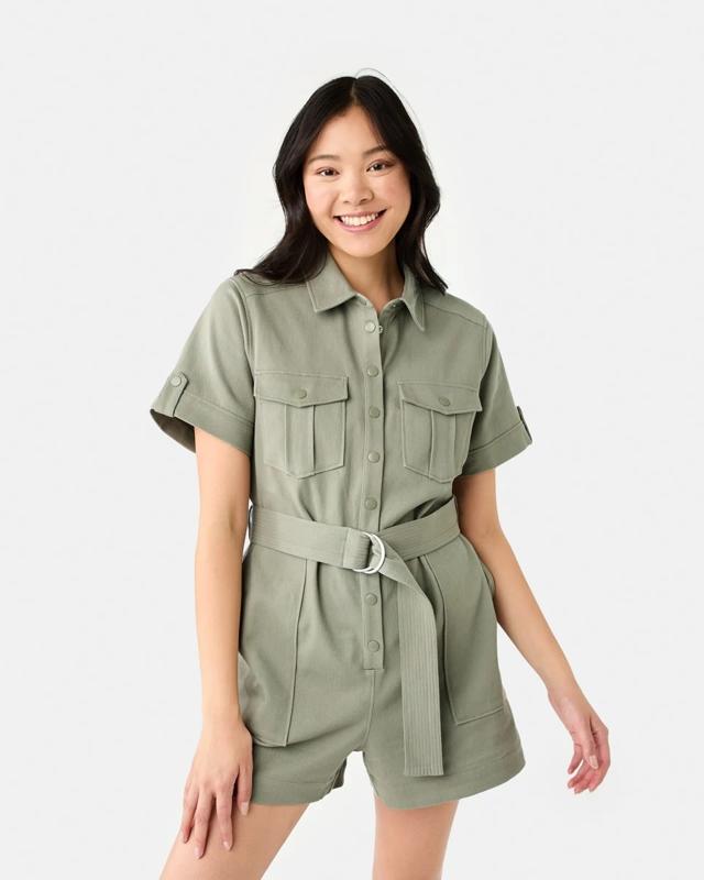 Short Sleeve Belted Play
