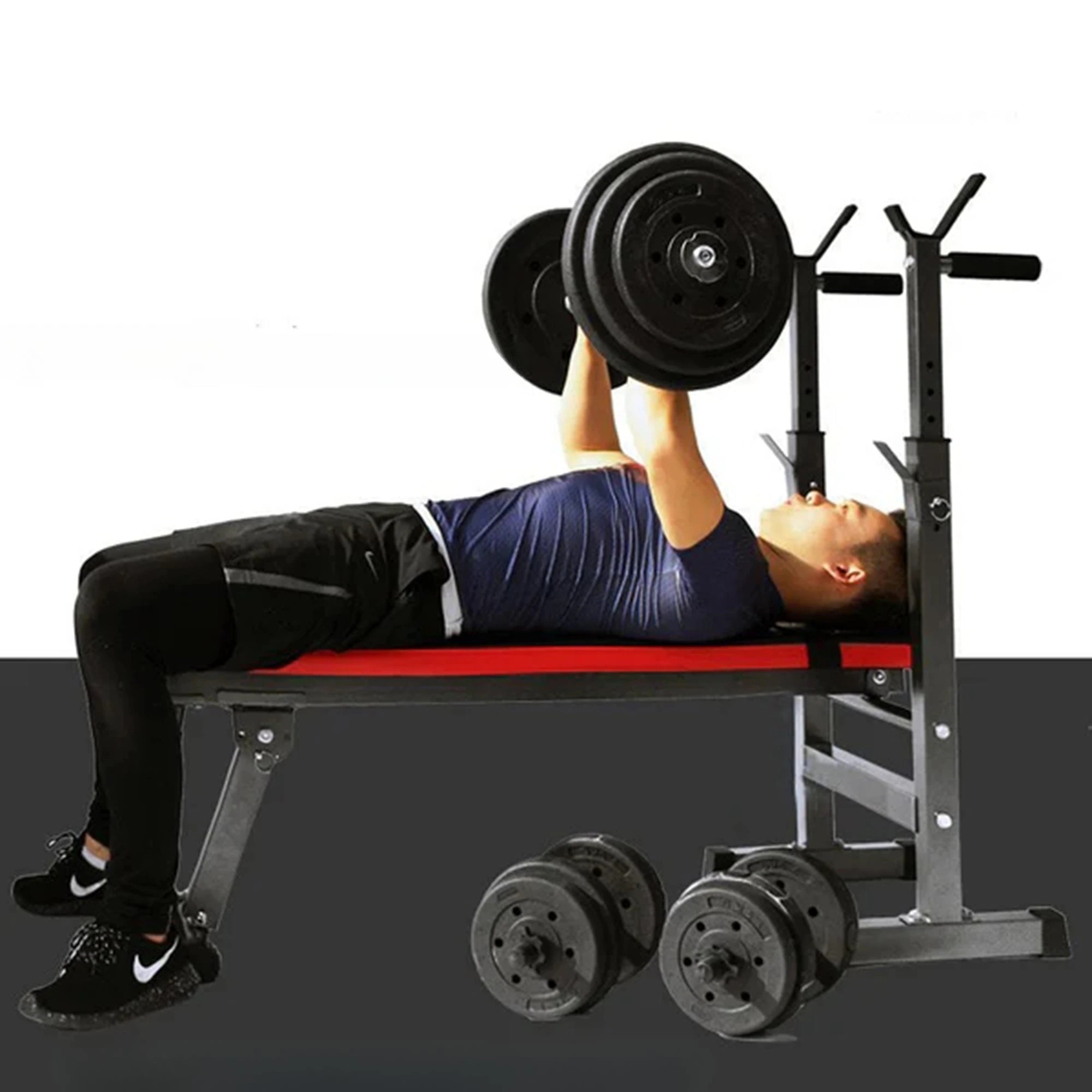 8 Fitness Master Multistation Foldable Bench Press Incline Home Gym, 8 of 10