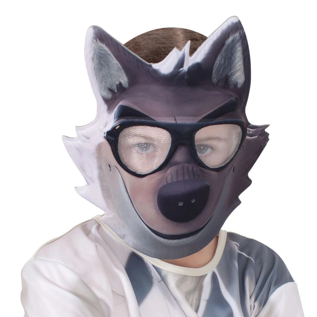 2 Bad Guys Mr. Wolf Top and Mask Costume - Ages 6-8, 2 of 2