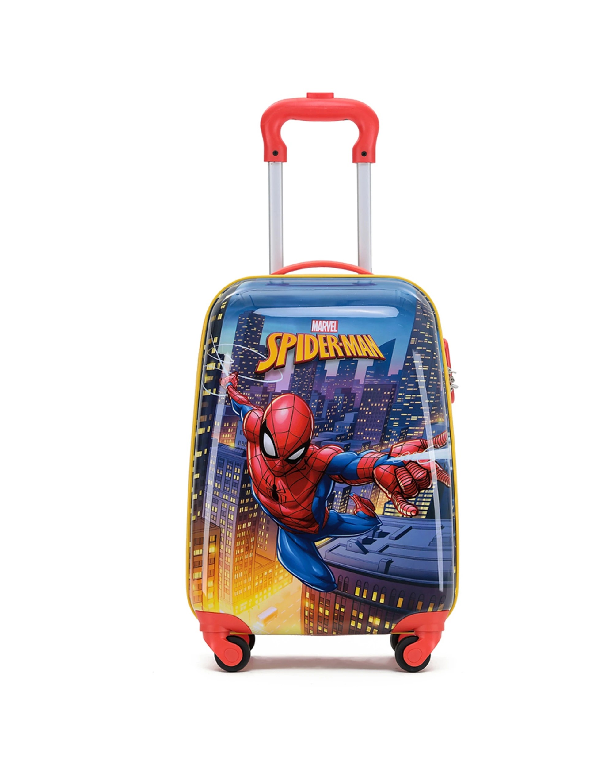 5 Marvel Spiderman 17" Trolley Cabin Luggage Travel Suitcase Kids Lightweight - Multi, 5 of 5