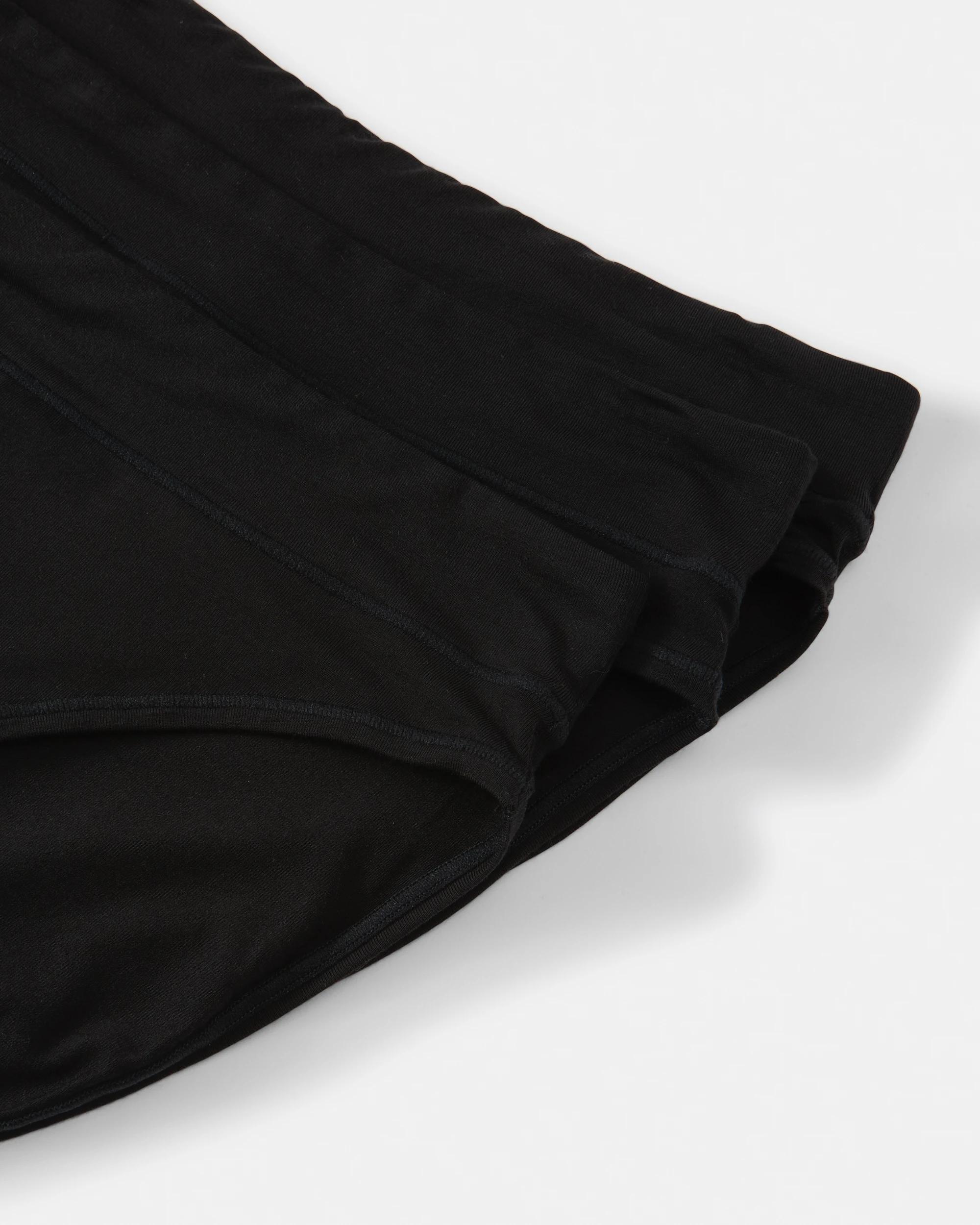 3 3 Pack Bamboo Blend Hi-Cut Briefs BLACK, 3 of 7