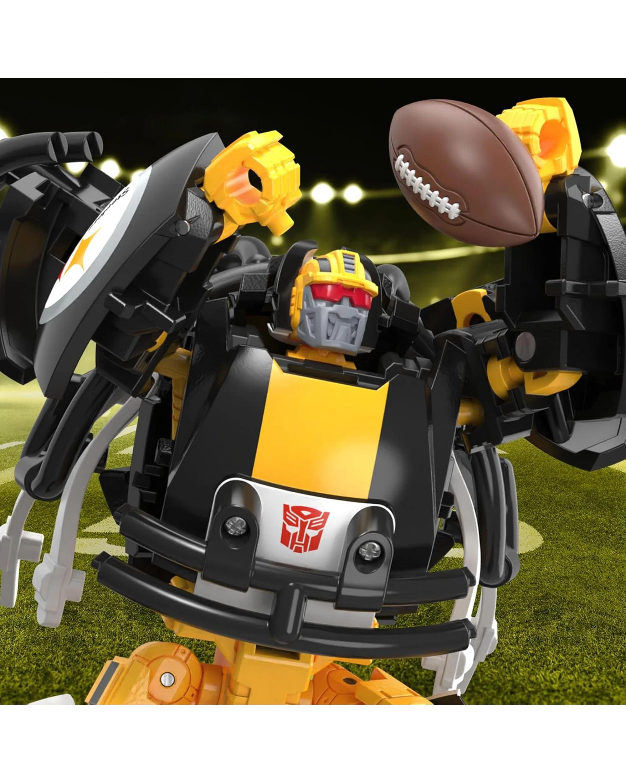 6 Transformers Collaborative NFL X Transformers Pittsburgh Steelers Steelsmash Action Figure, 6 of 8