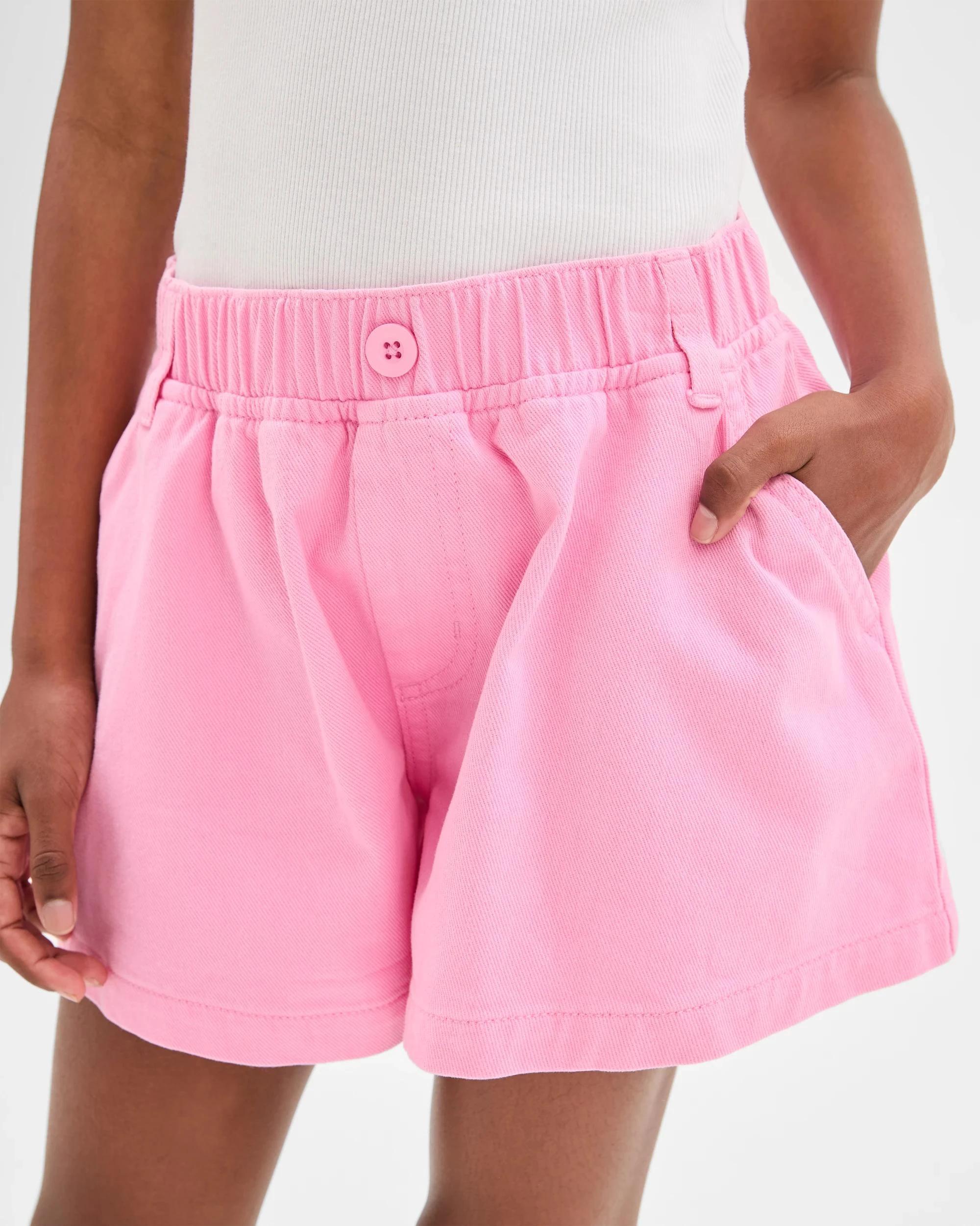 1 Target Denim Swing Shorts BEGONIA PINK, 1 of 7
