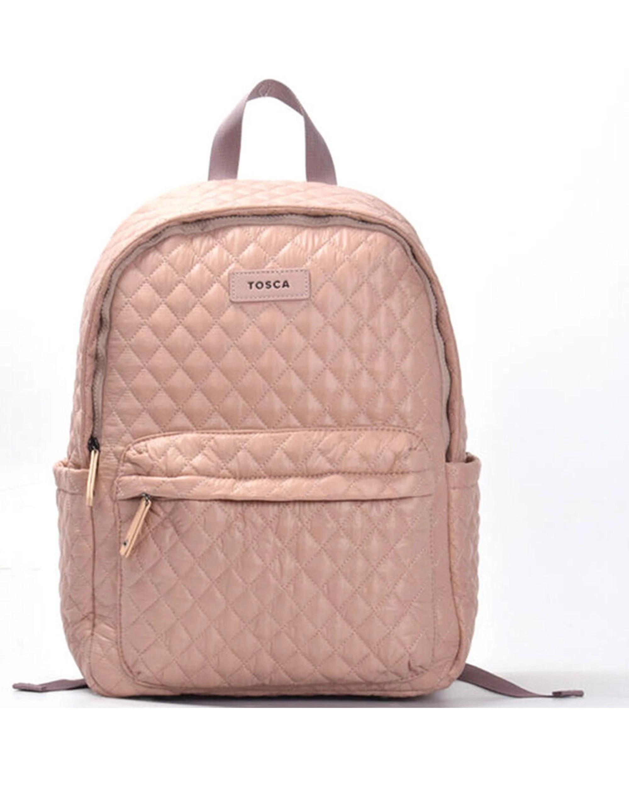 1 Tosca Metro Quilted Oxford Travel 15" Laptop Backpack - Pink, 1 of 9