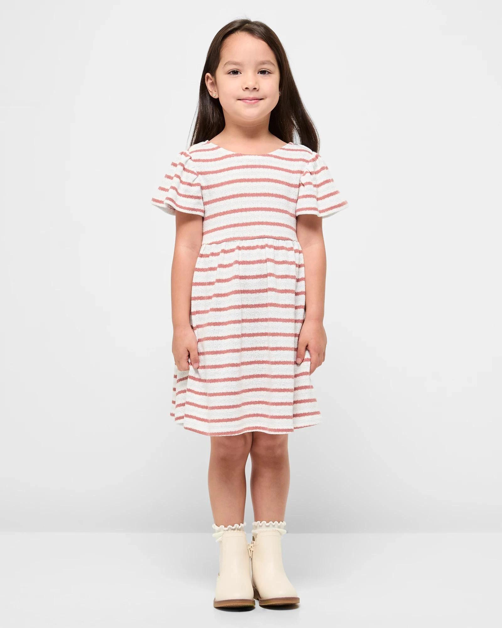 2 Target Australian Cotton Blend Textured Knit Dress STRIPE, 2 of 5