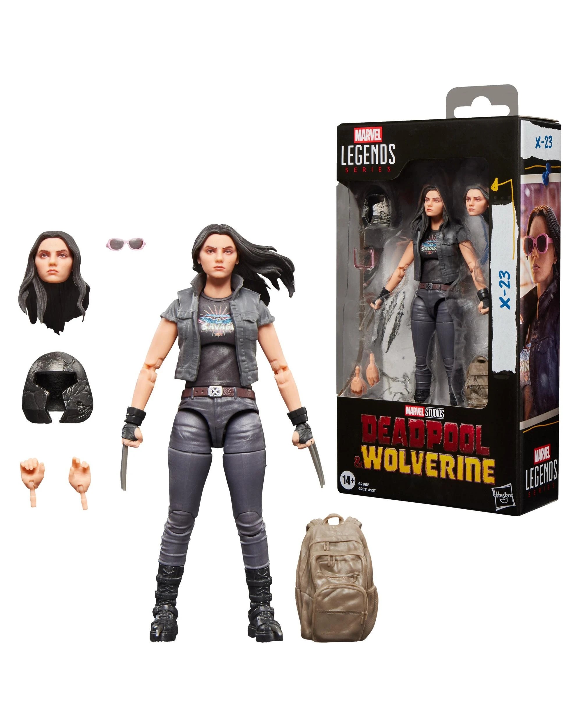 9 Marvel Legends Series Deadpool and Wolverine X-23 Action Figure, 9 of 10