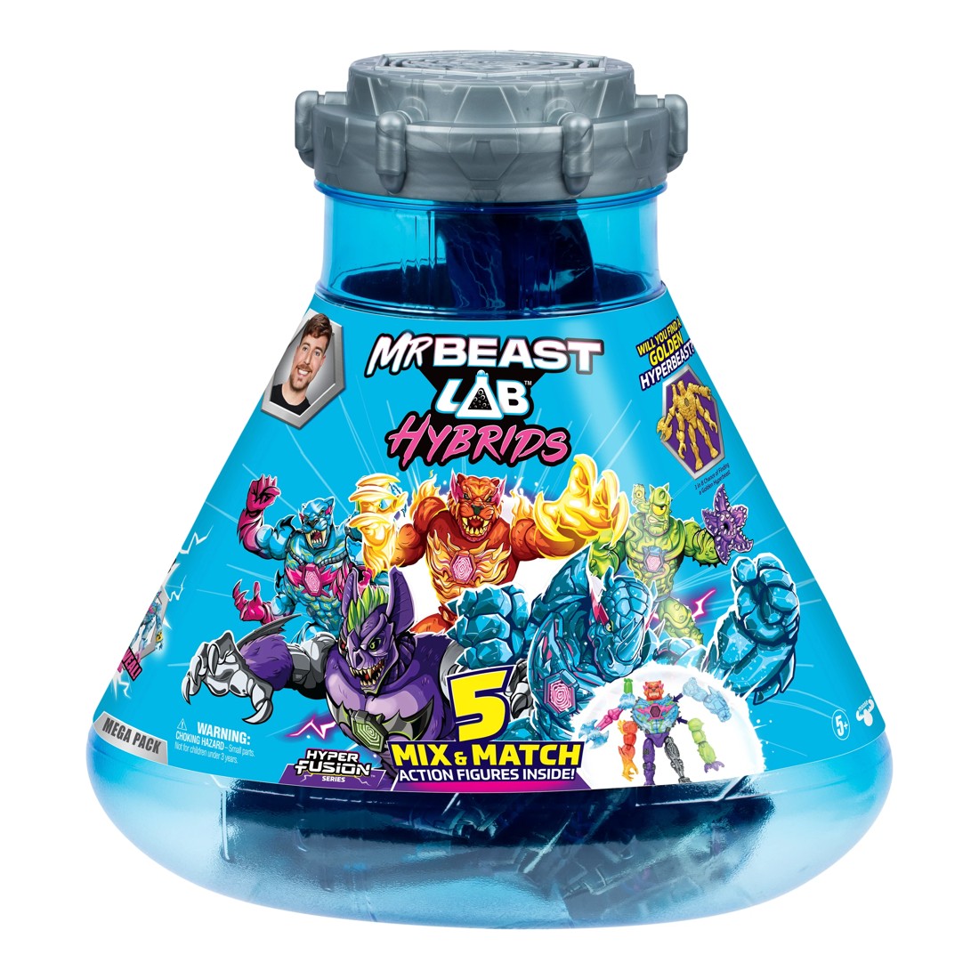 1 MrBeast Lab Hybrids 5 Mix & Match Figures Mega Pack, 1 of 11