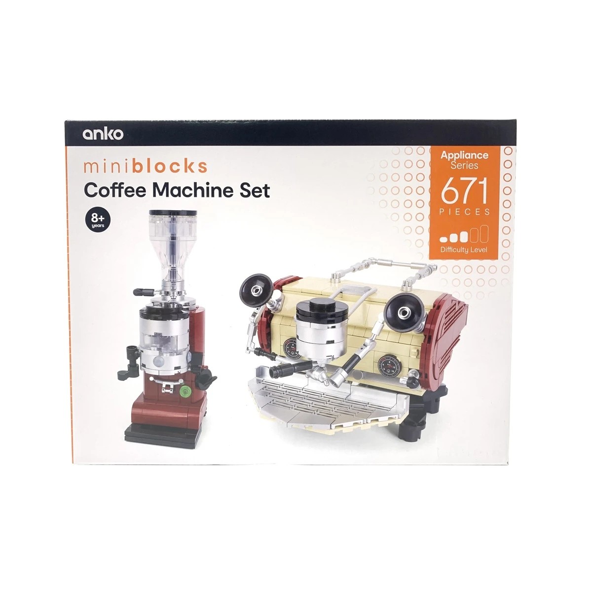 1 671 Piece Mini Blocks Appliance Series: Coffee Machine Set, 1 of 6
