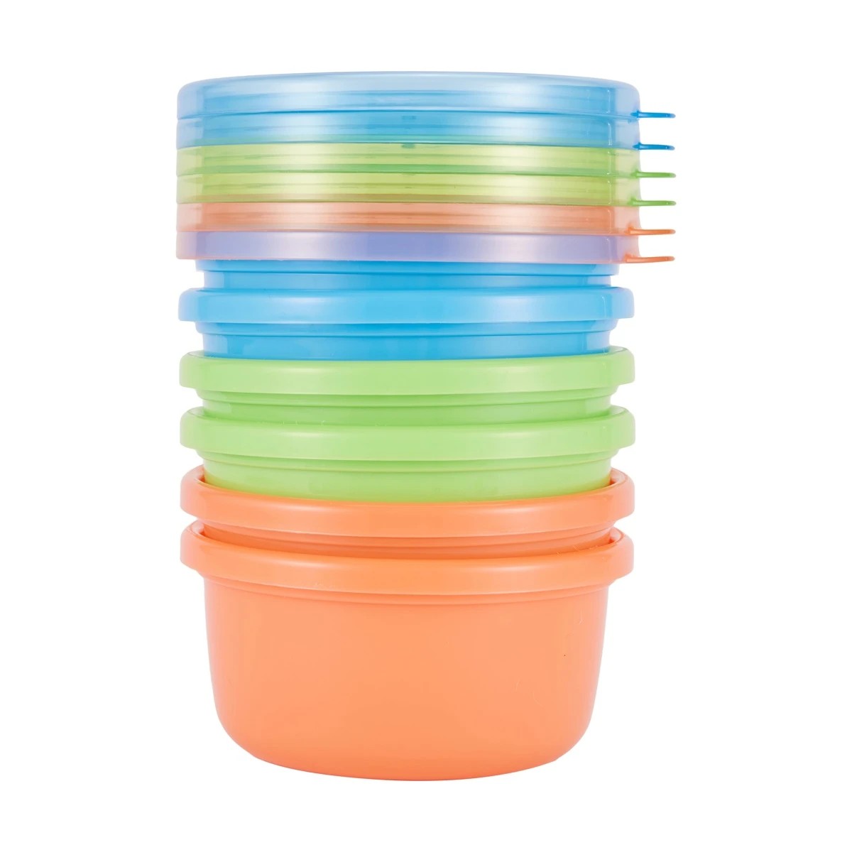 5 6 Pack Reusable Bowl with Lids, 5 of 6