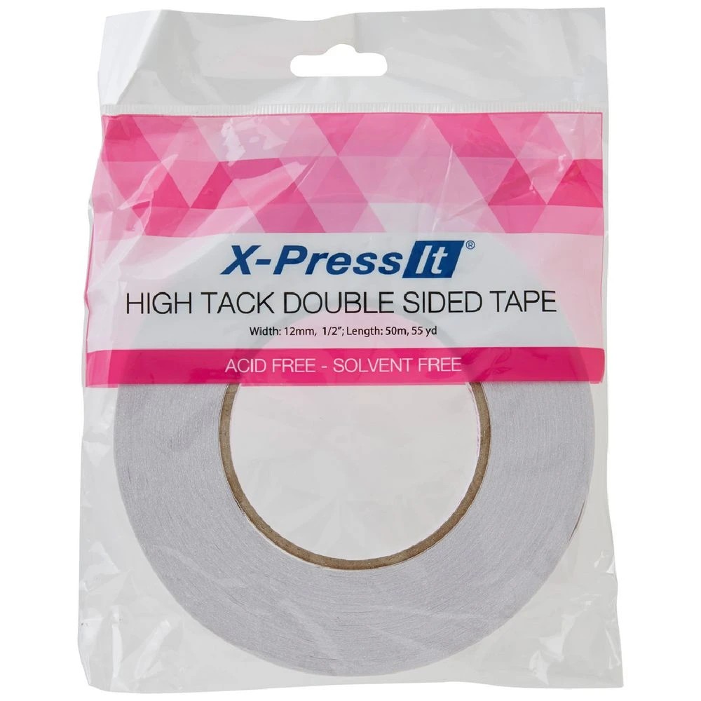 1 X-Press It High Tack Double-sided Tape 12mm x 50m, 1 of 4