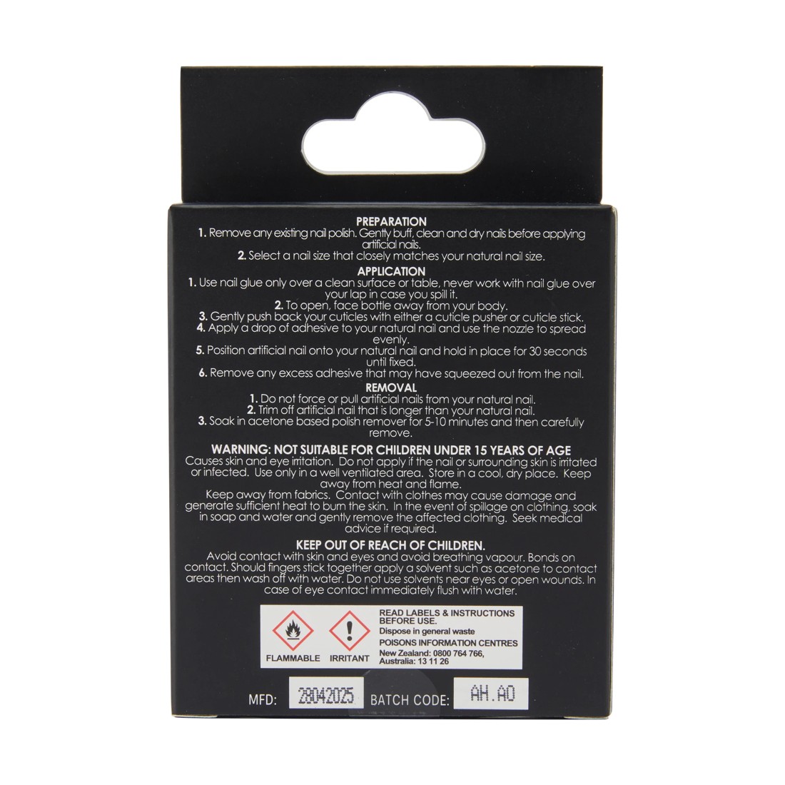 4 OXX Cosmetics 24 Pack Artificial Nails with Adhesive - Almond Shape, Mermaid, 4 of 4