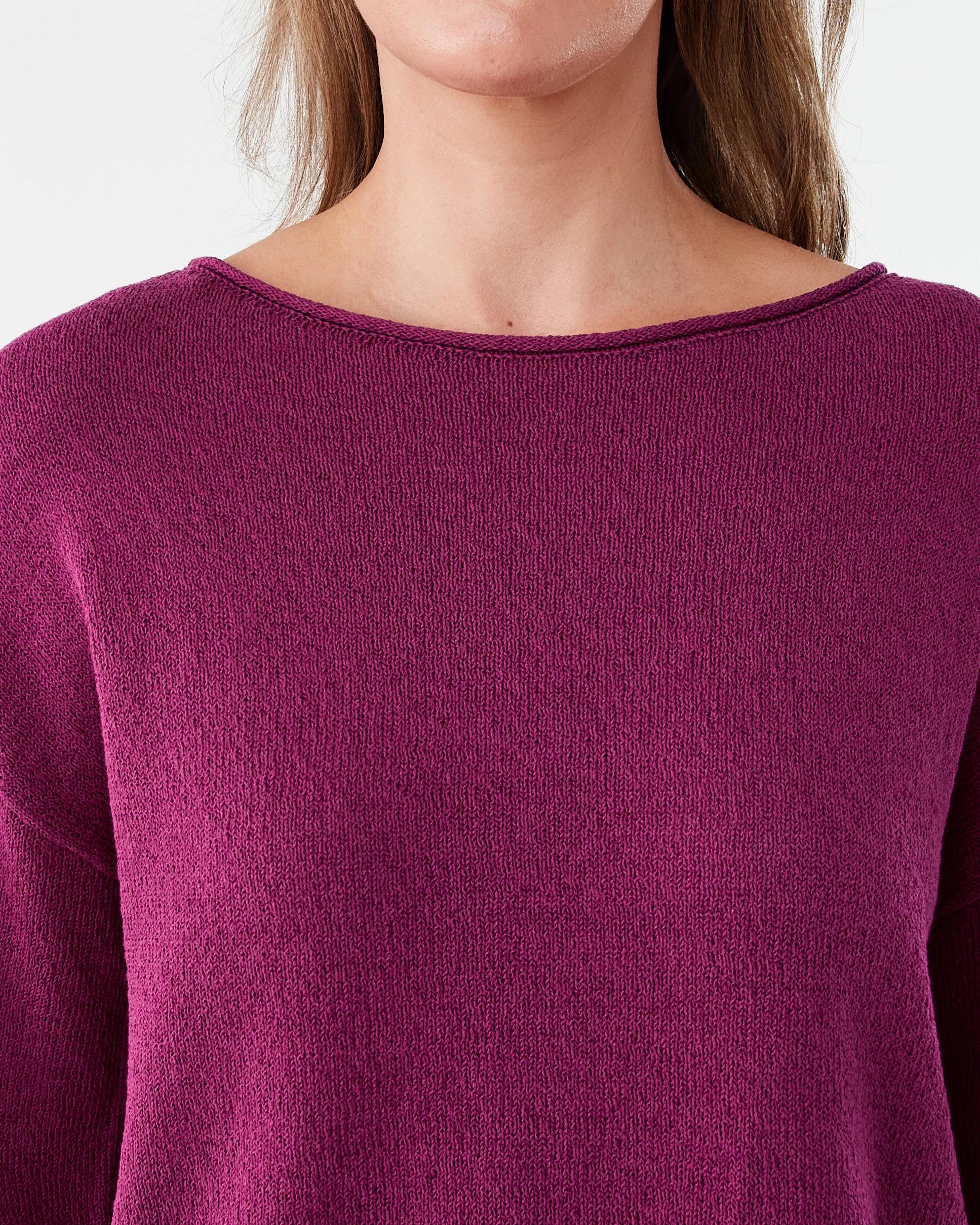 5 Boatneck Pullover Fuscia, 5 of 6