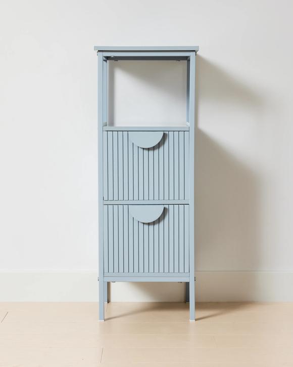 Stevie Storage Unit with Shelf - Blue
