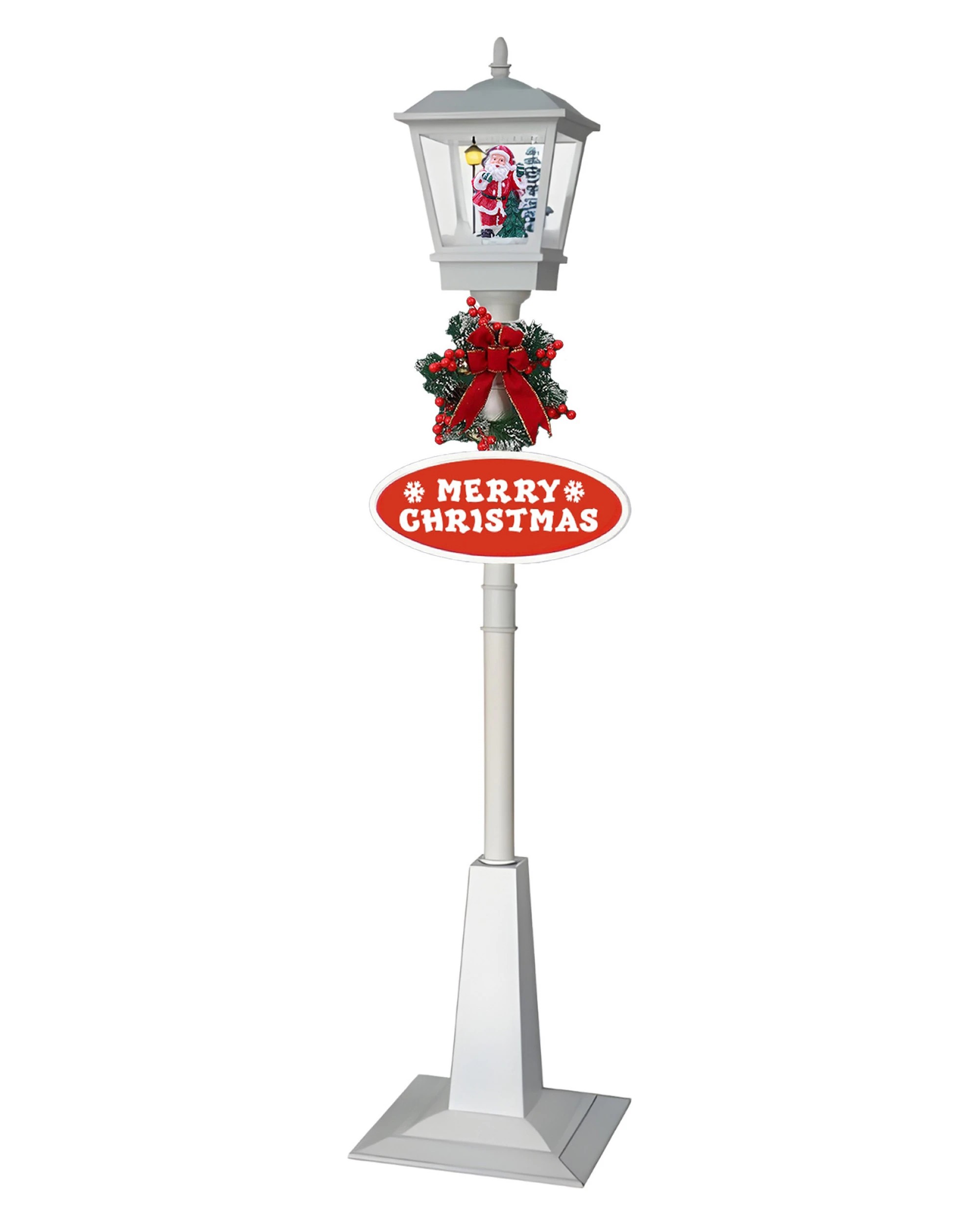 1 Christabelle 1.8m Christmas Lamp Post Outdoor Display Decoration LED Lights Front Yard Lawn Statue Ornament, 1 of 5