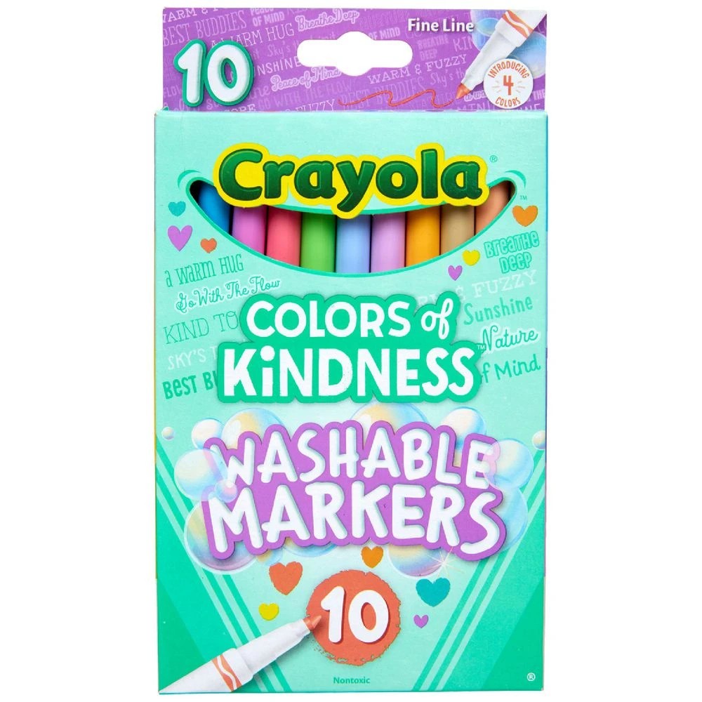 1 Crayola Colors of Kindness Markers 10 Pack, 1 of 5
