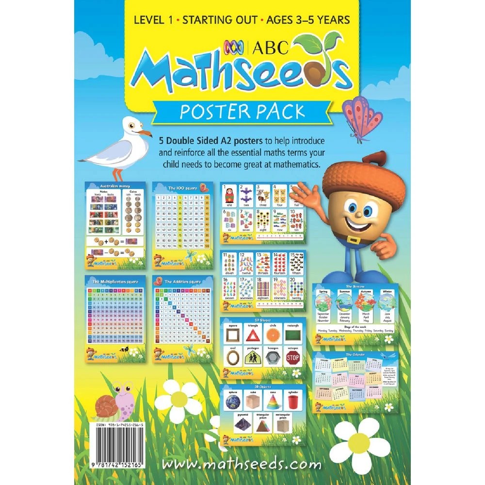 1 ABC Mathseeds Level 1 Poster Pack, 1 of 1