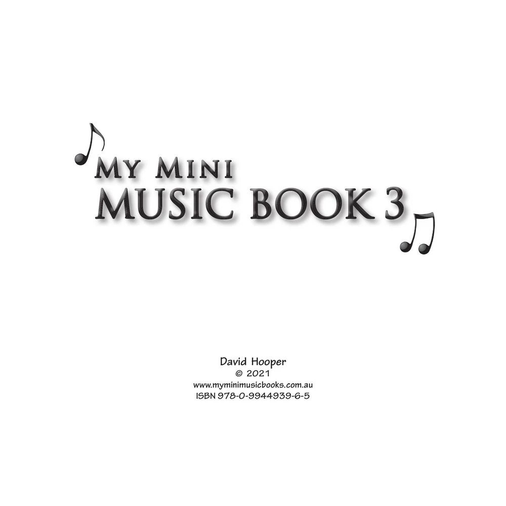 2 My Mini Music Book 3, 2 of 5