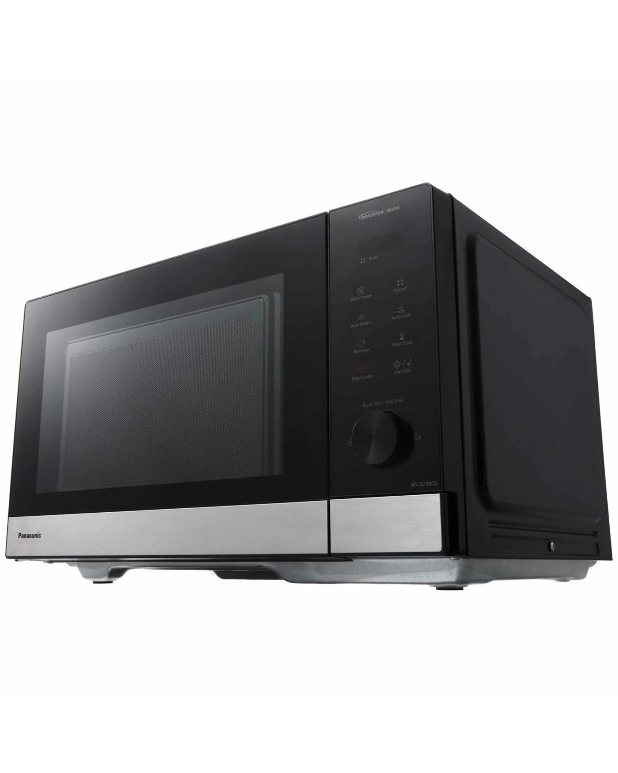 4 Panasonic 29Ltr 1000-Watt Inverter Microwave Black with Stainless Steel Trim-, 4 of 5
