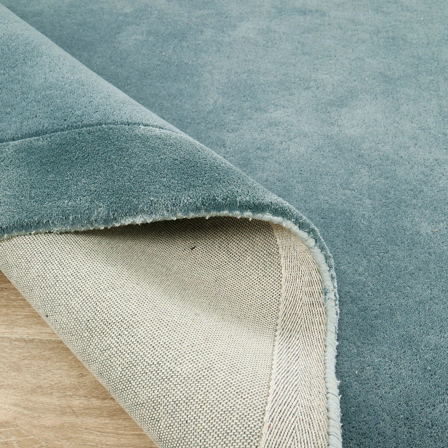 6 Common Ground Rugs Nexus 225x155cm - Medium Hand Tufted Wool Floor Rug - Blue, 6 of 7