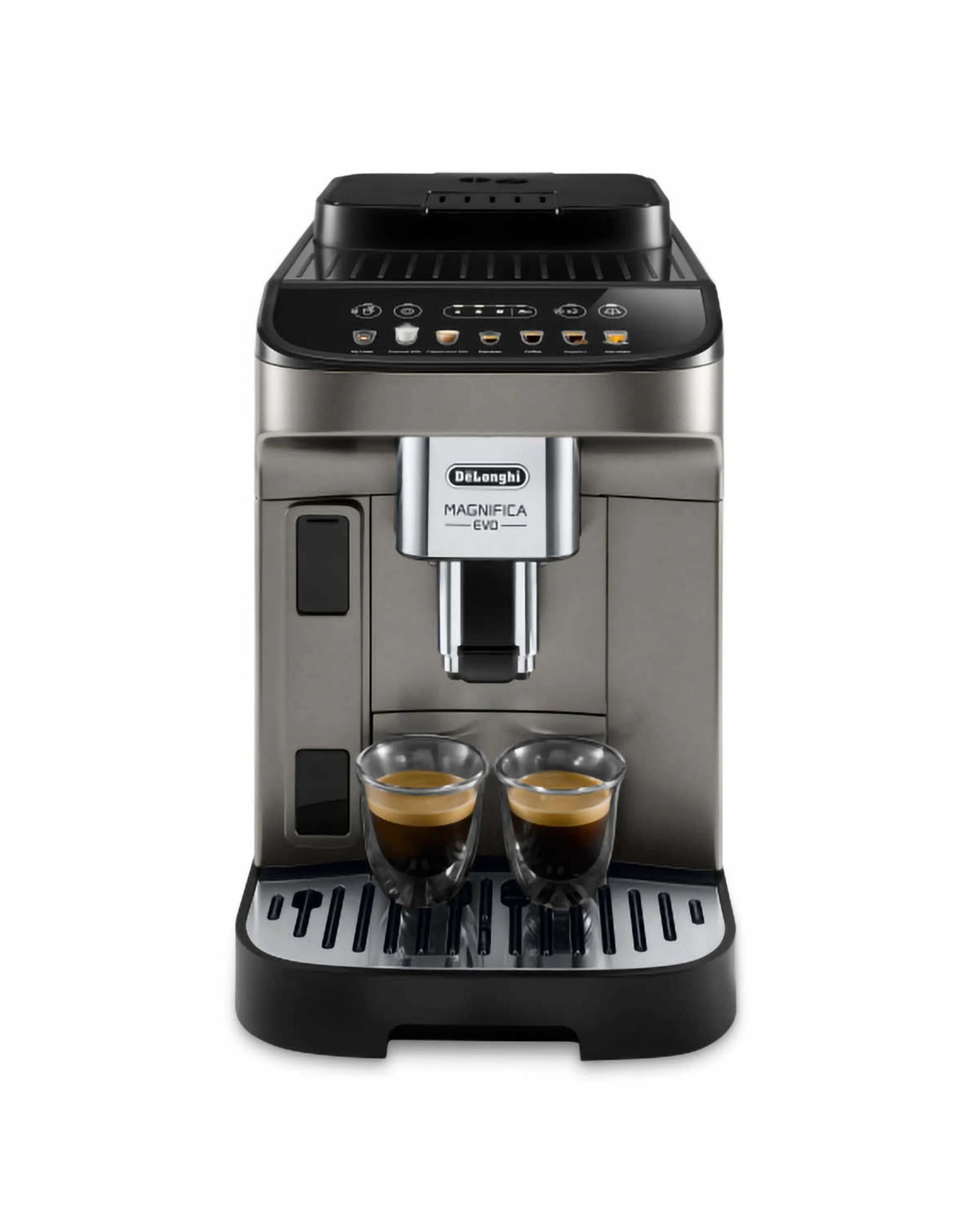 2 DeLonghi Magnifica Evo Automatic Coffee Machine - Titan Black - BLACK, 2 of 5