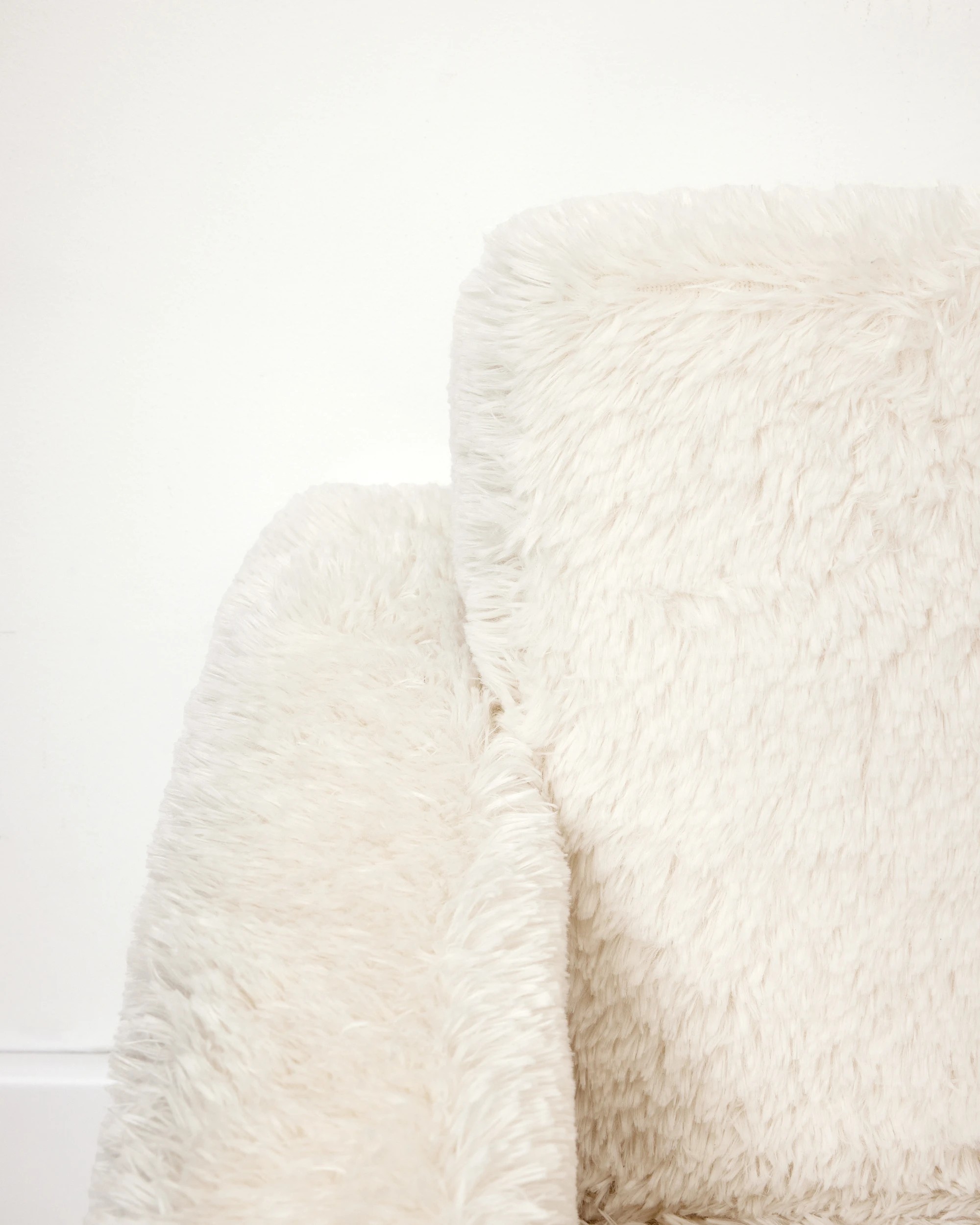 6 Faux Fur Flip Out - Cream, 6 of 6