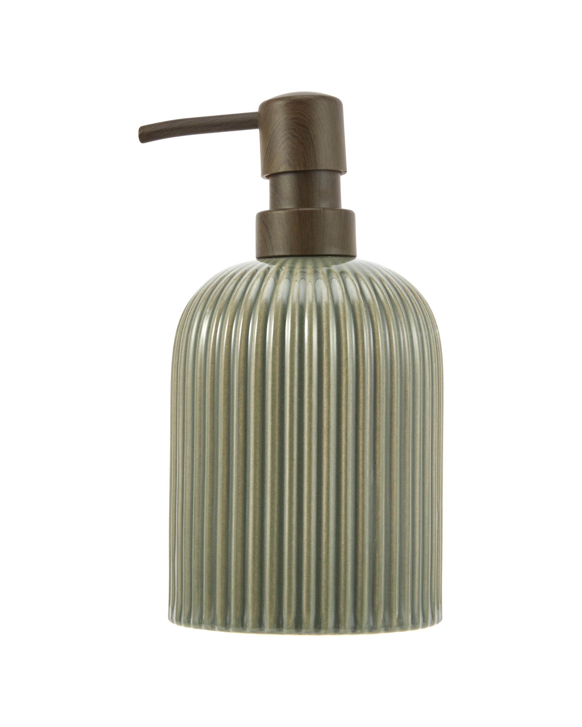 3 Green Glaze Soap Dispenser, 3 of 4
