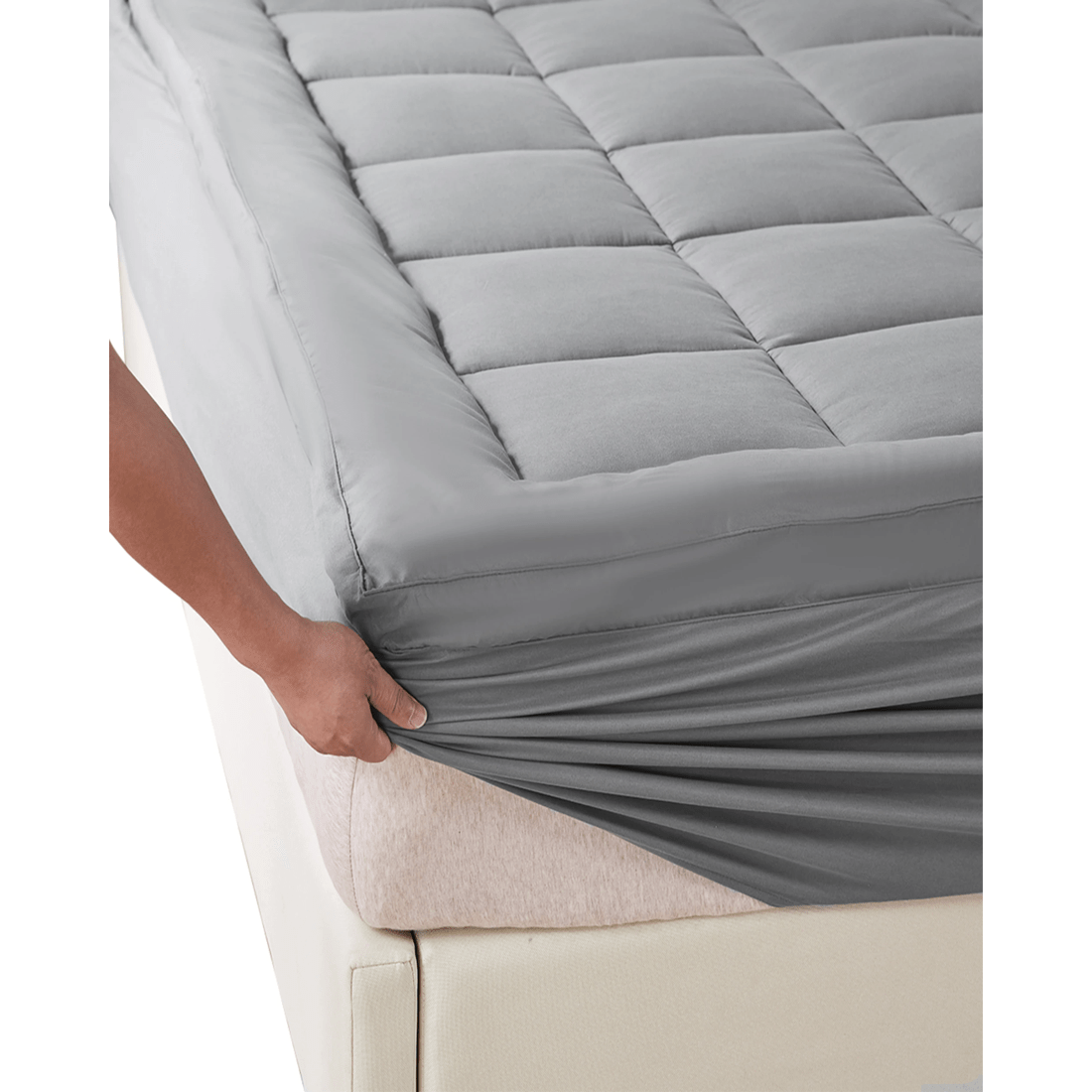5 Dreamz Mattress Topper 1000gsm Single, 5 of 7