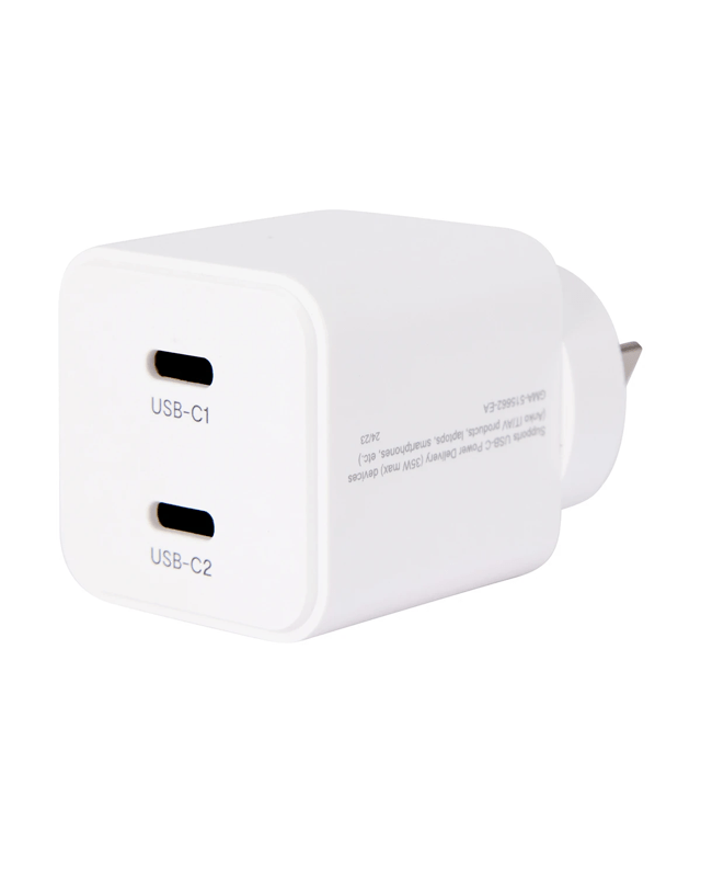 35W USB-C Dual Wall Charger - W